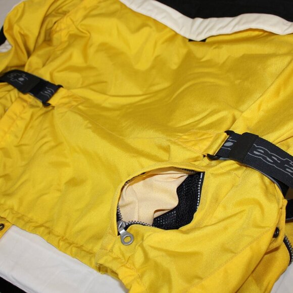 Alpinestars Mens Heavy Jacket Adventure Touring Size 44 Italian Black Yellow - Picture 12 of 16